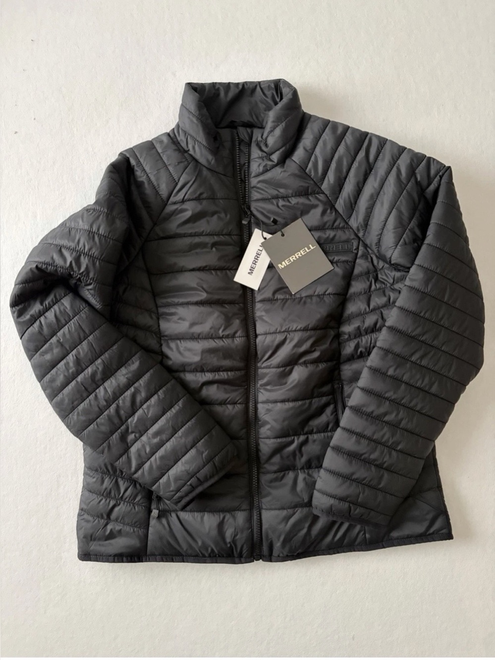 Merrell Connie Women's Quilted Puffer Jacket - Black size M NWT
